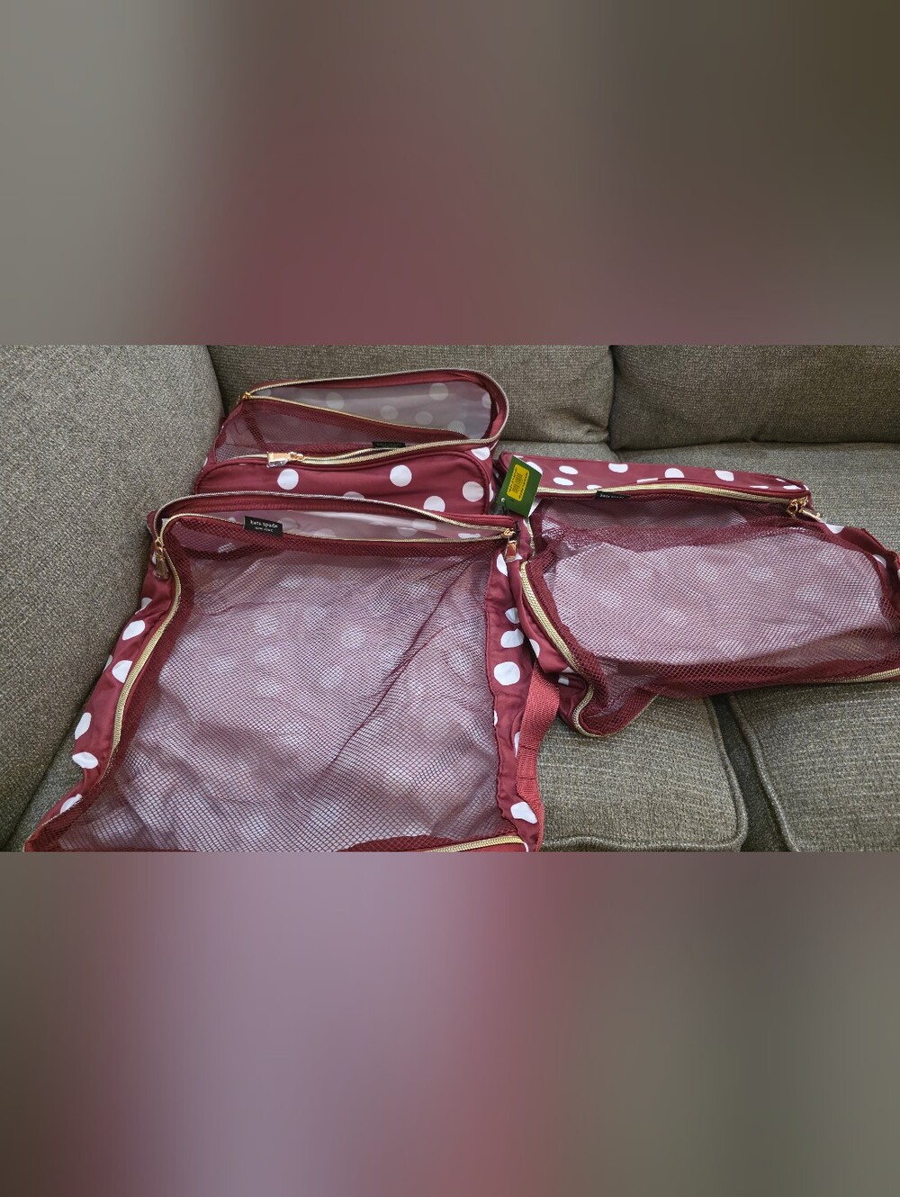 Kate Spade Packing Cube Set (3) - Picture 3 of 4